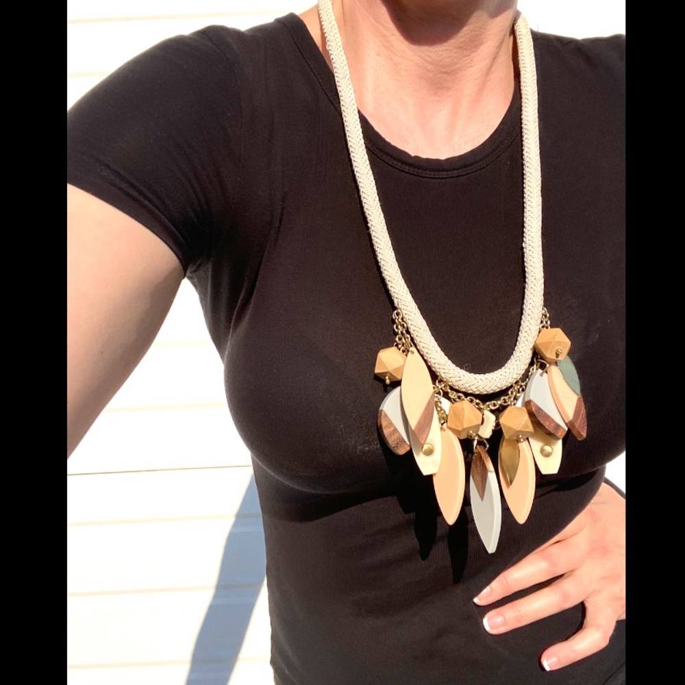 Rustic and Patina Necklace - Adjustable